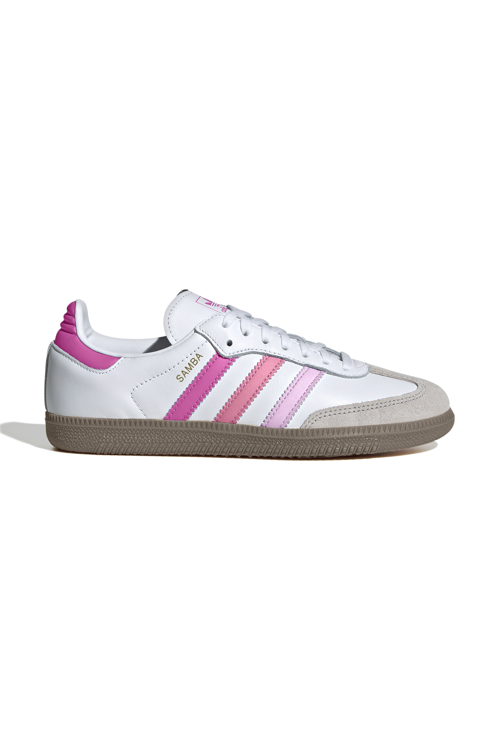 Adidas Samba OG Shoes White Pink Kids - ADIDAS ORIGINALS - Sports